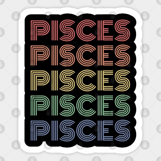 Colorful Pisces zodiac design! Sticker by euheincaio